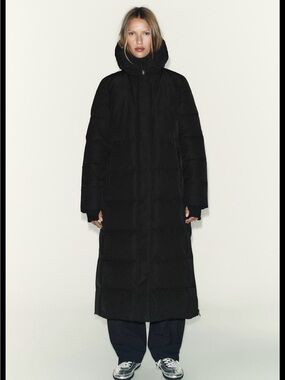 Hooded Oversized Winter Coat ZARA